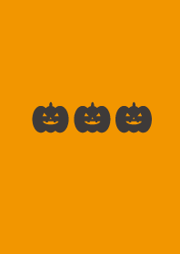 Pumpkin simple halloween silhouette