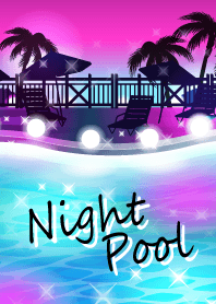 Night Poolナイトプールのキラキラ着せかえ