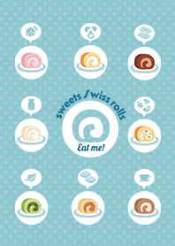 sweets Swiss rolls