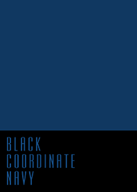 BLACK COORDINATE*NAVY