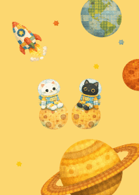 light yellow 宇宙猫02