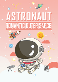 外太空 可愛寶貝宇航員 浪漫漸層13