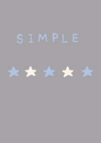 Theme of a dull color blue star