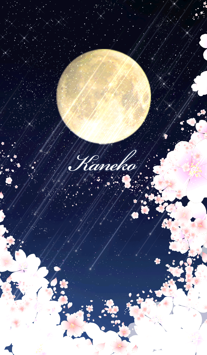 かねこ用★月夜桜