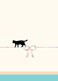 【運気アップ】猫と叶結び【全色】