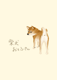 Shiba Inu Otefu, picture book style