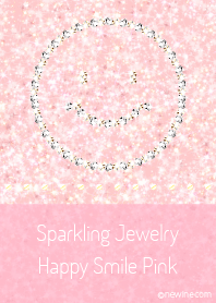 Sparkling Jewelry Happy Smile Pink