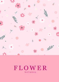 FLOWER MILKY PINK NATURAL 6