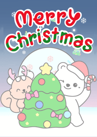 Merry Christmas CupCake Bear and friends