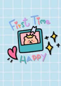 First time cute Blue