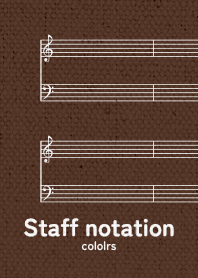 Staff notation Clr ver_Brown01