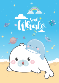 วาฬแมวน้ำอุ๋งๆ ชายหาด เลิฟเว่อร์