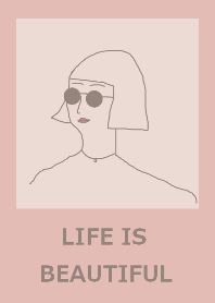 LIFE IS BEAUTIFUL #pink greige