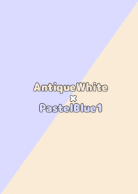 AntiqueWhite/PastelBlue1/TKC
