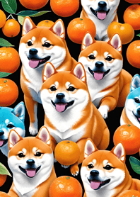 Smiling dog Shiba Inu t3GR3