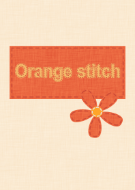 Orange stitch