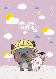 Buffalo Cute Cloud Sweet