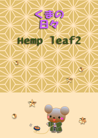 Bear daily<Hemp leaf2>