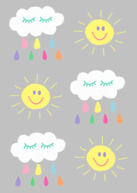 sunshine and cloud theme