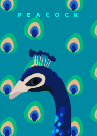 Peacock blue