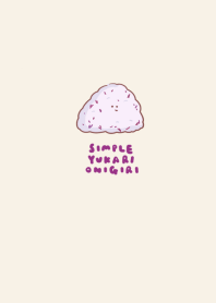 simple Yukari rice ball beige.