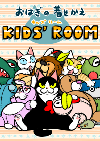 Theme:"A little fat cat"(kids' room)