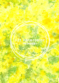 Art Watercolor -mimosa-2