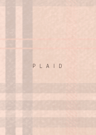 Plaid 01  - brown & pink