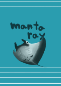 Manta ray by Miya