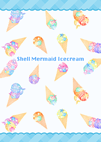 Shell Mermaid Icecream by