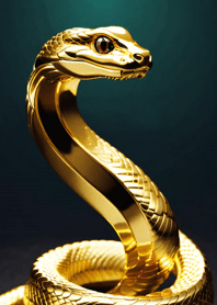 Prosperous Golden Snake   867AF5