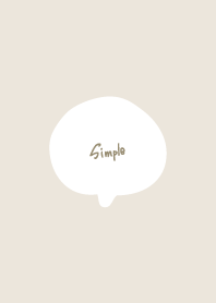 Simple speech bubble basic8 from Japan