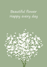 滿天星的美麗(霧灰綠)