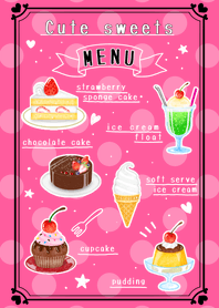Cute sweets! -pink- Revised