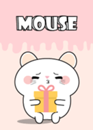 Simple Kawaii White mouse Theme (jp)