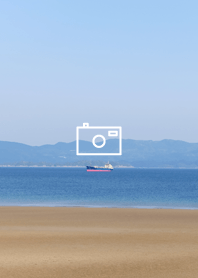 Photo-海と船