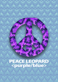 PEACE LEOPARD <purple/blue>