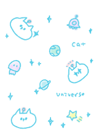 Cat universe 7-5 Light blue Theme