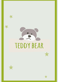 Blue & Green / Teddy bear