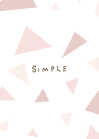 シンプル大人 三角