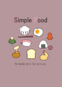 Simple Food-pink-