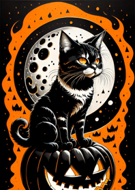 halloween cat 0cFb68