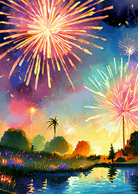 Beautiful Fireworks Theme#304