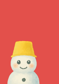 red 表情豊かな雪だるま3
