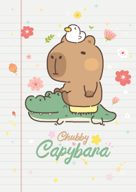 Capybara Chubby x Flower