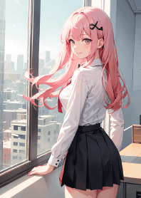 來跟可愛美少女看風景吧!