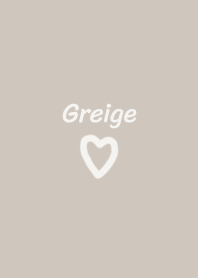 Handwritten Simple Heart | Greige