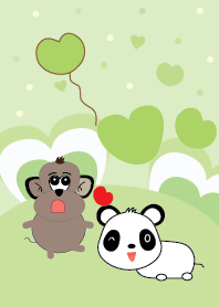 Monkey and panda theme v.1