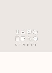 シンプル（beige ivory)V.408