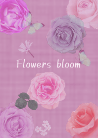 Flowers bloom Purple15_2